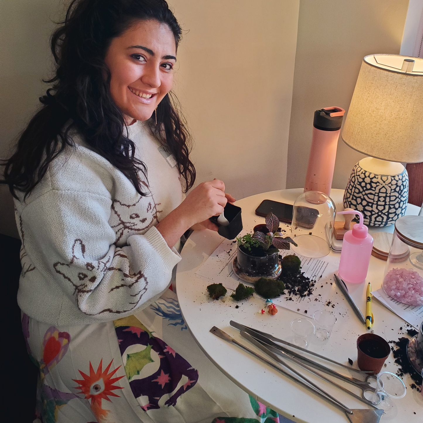 Terrarium workshop at The Literary 9/19/25