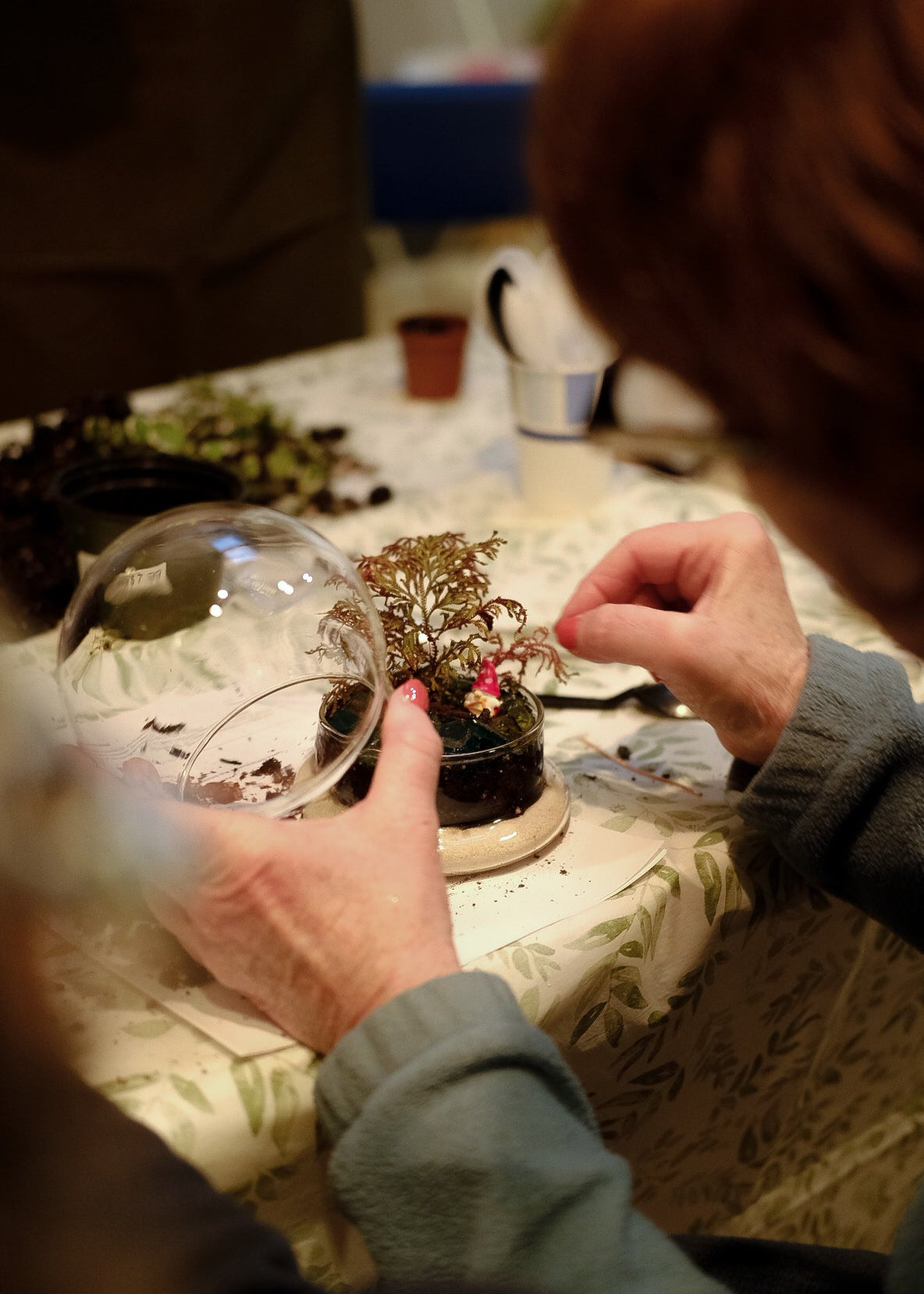 Terrarium workshop at Cloud Mountain Kombucha 4/12/25