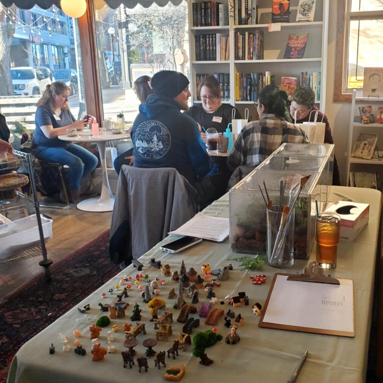 Terrarium workshop at The Literary 4/27/25