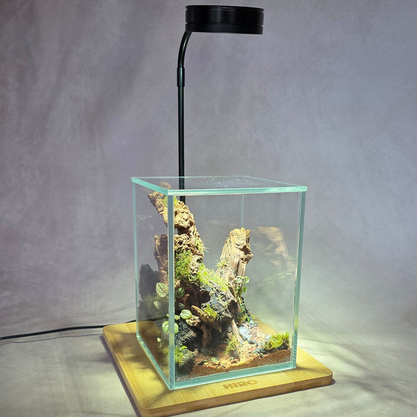 Full Spectrum LED Light, fits Aquarium Nano Tank, Wabi Kusa