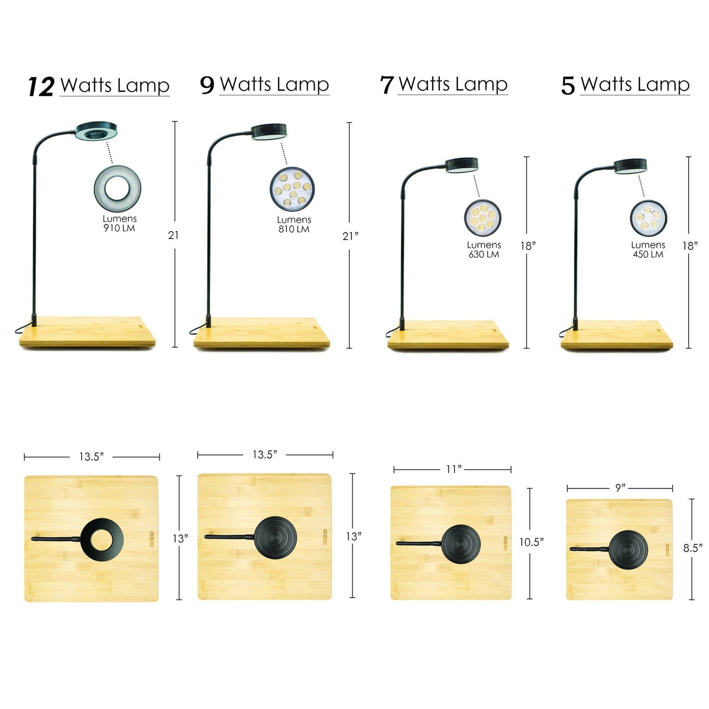 Full Spectrum LED Light, fits Aquarium Nano Tank, Wabi Kusa