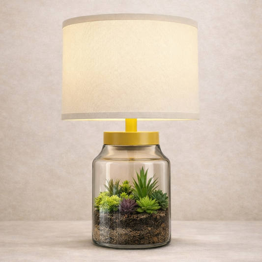 Gold Terrarium Table Lamp